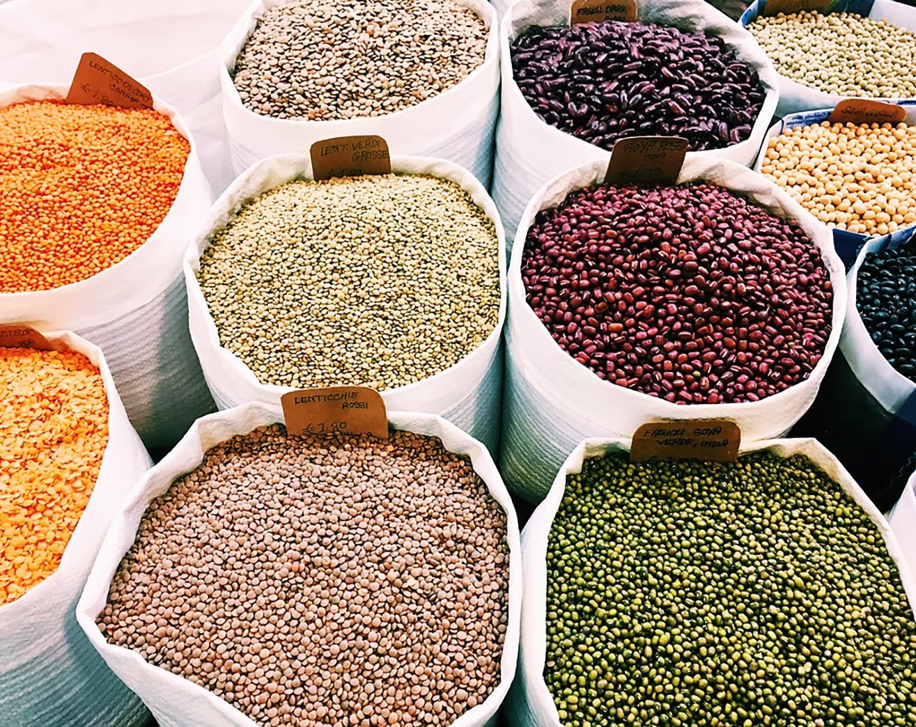 Beans, Lentils, Grains & Spices